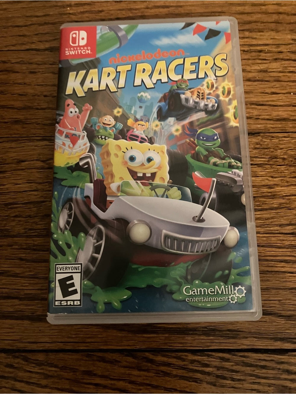 Nintendo Kart Racers with Colorful Character Artwork (Blue, Yellow, Green)